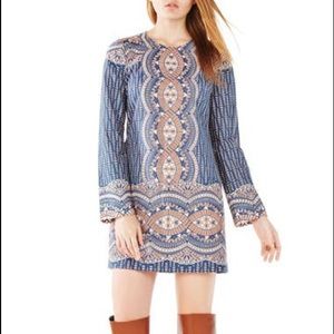 BCBGMaxAzria Long Sleeve Midi Dress size XXS